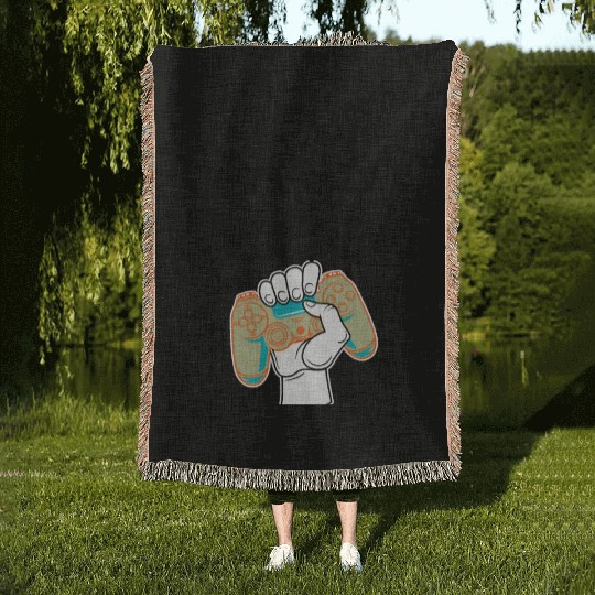 I Can T Adult Now I m Gaming Woven Blankets