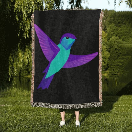 Hummingbird Woven Blankets