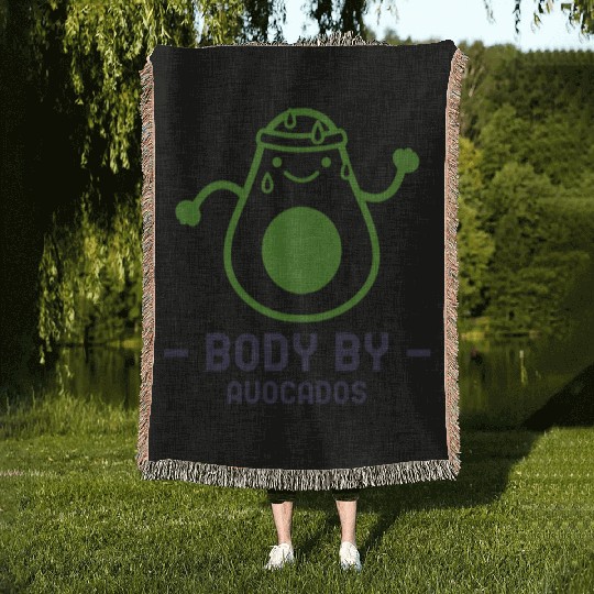 Body by Avocados Avocado Gym Woven Blankets