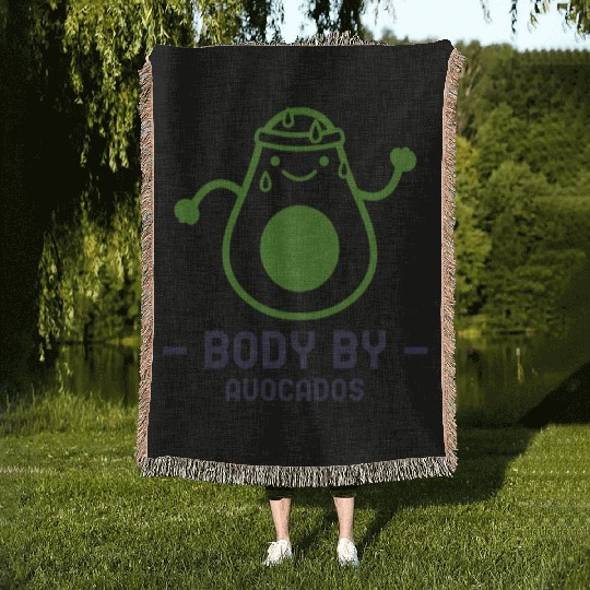 Body by Avocados Avocado Gym Woven Blankets