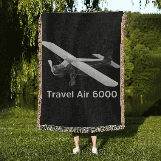 Travel Air Aircraft Woven Blankets