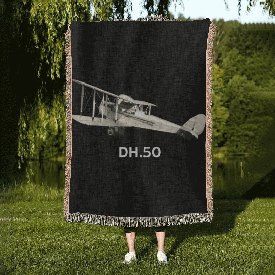 De Havilland DH.50 Aircraft Woven Blankets