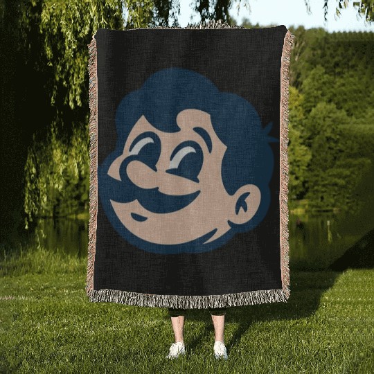 Pizza Inn JoJo mascot Woven Blankets