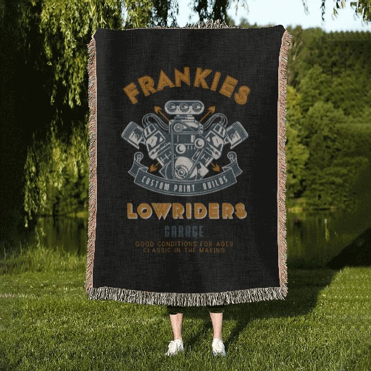 Frankie's Lowrider Haven Woven Blankets