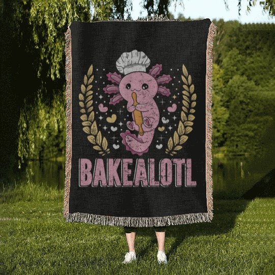 Bake House Bakealotl Baking Lovers Baking Bread Woven Blankets