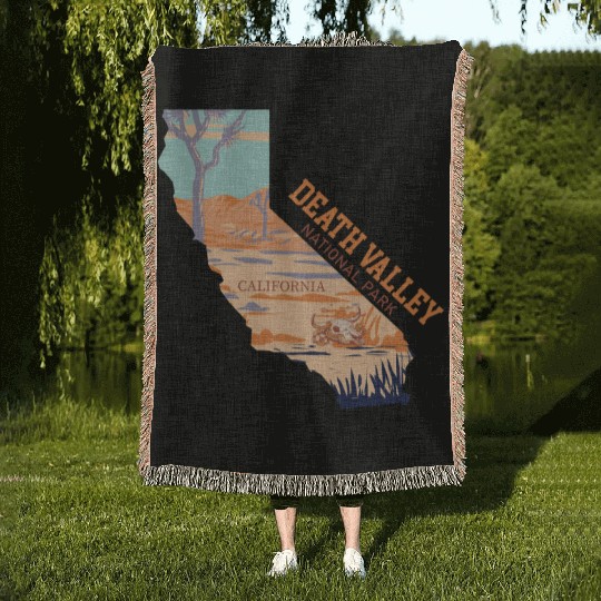 DEATH VALLEY NATIONAL PARK Woven Blankets