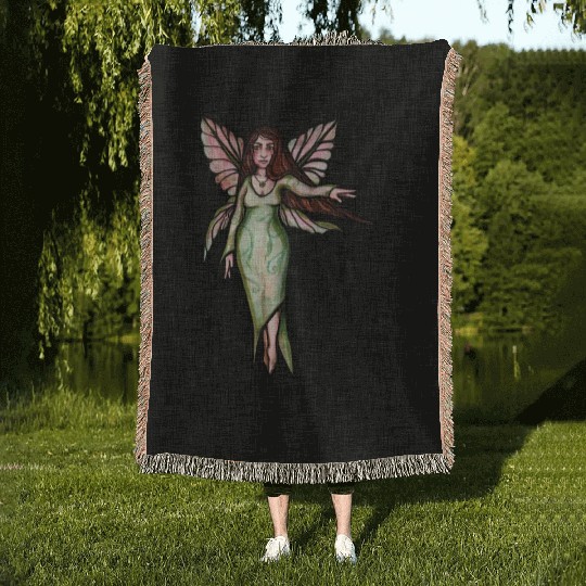 Garden Fairy Woven Blankets