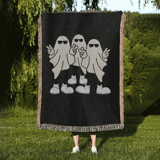 Alone, not lonely!!! Woven Blankets