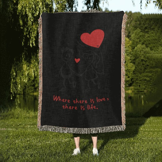 Tenues assorties pour elle et lui Woven Blankets