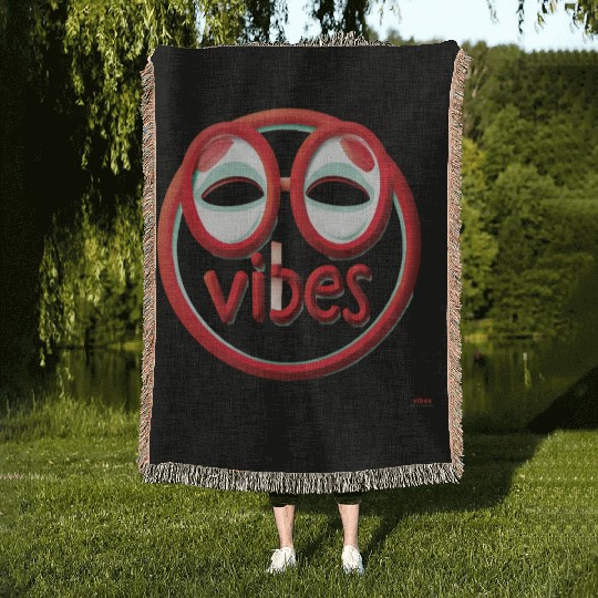 Radiate Passion: Embrace Red Vibes Woven Blankets
