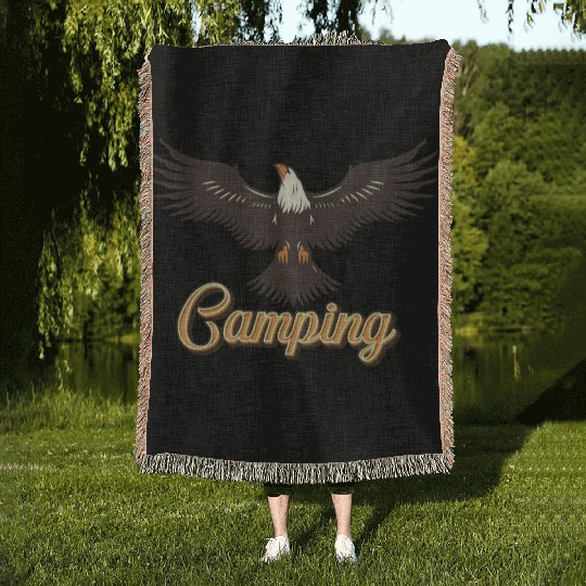 Eagle Embrace - Adventure, Freedom & Inspiration Woven Blankets