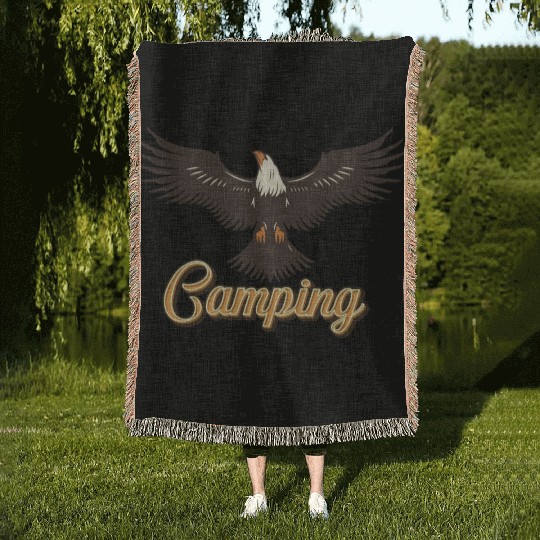 Eagle Embrace - Adventure, Freedom & Inspiration Woven Blankets