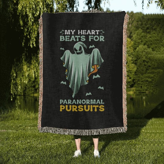 Ghost Hunting Essential Design for Paranormal Woven Blankets