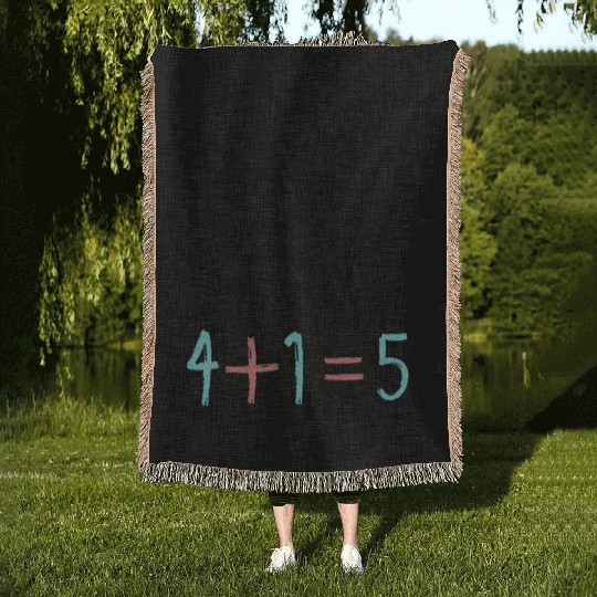 I Fear Nothing I Married an Elementary Teacher Woven Blankets