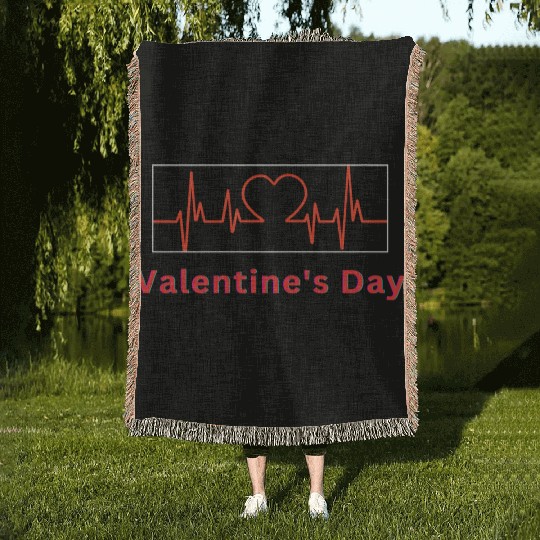 Valentine s Day Woven Blankets