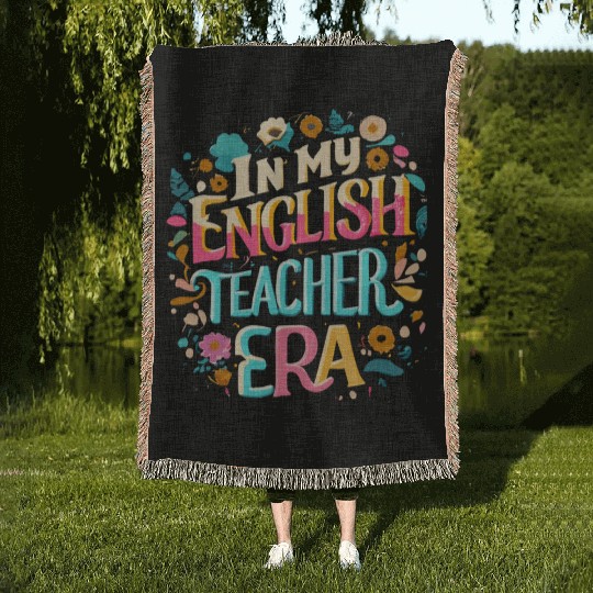 English teacher Woven Blankets