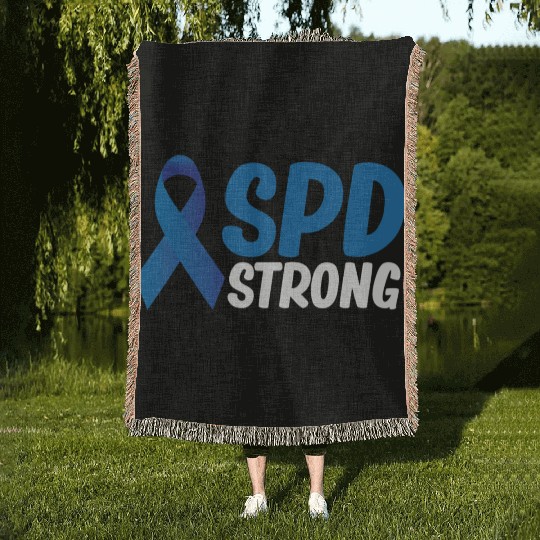 SPD Strong Awareness Disorder Toddler Autism Adhd Woven Blankets