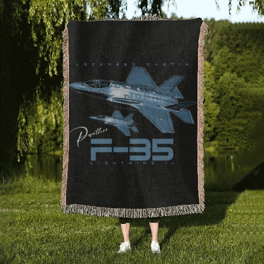 Lockheed Martin F-35 Lightning II Woven Blankets