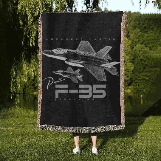 Lockheed Martin F-35 Lightning II Woven Blankets