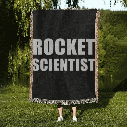 Rocket Scientist Woven Blankets