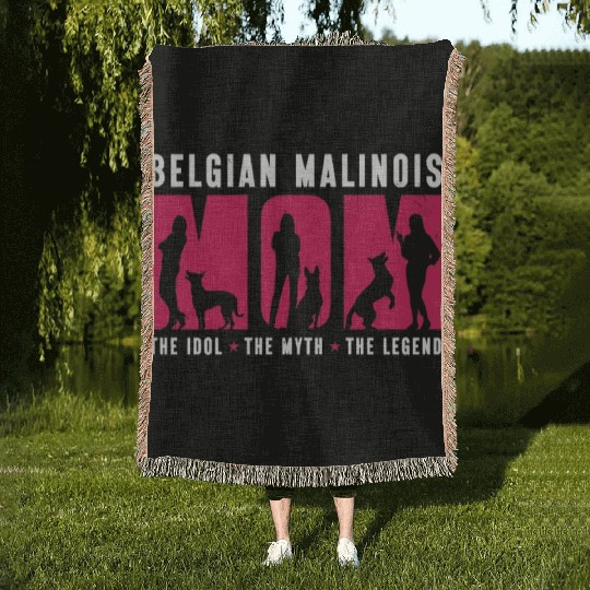 Belgian Malinois Lover Mom The Idol The Pet Lover Woven Blankets
