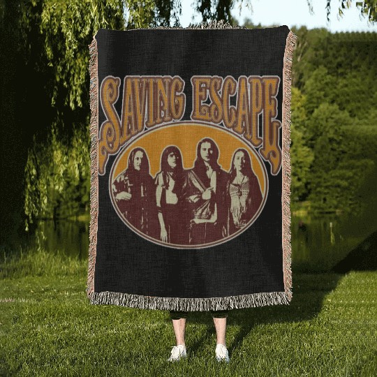 Saving Escape band concert temp Woven Blankets