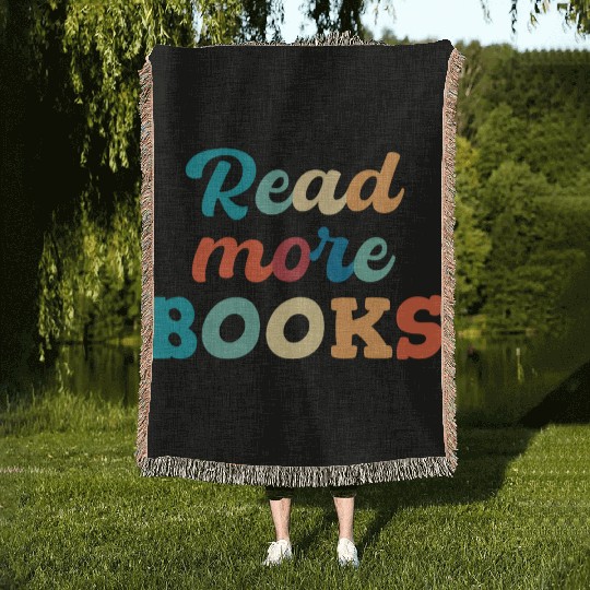 Read More Books Lover Bookworm Library Teachers Woven Blankets