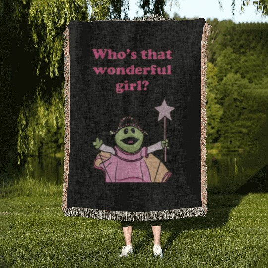 Don't Go Bacon Woven Blankets