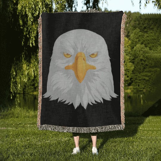 Bald Eagle Woven Blankets