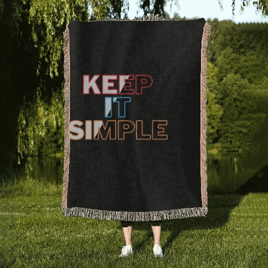 Minimalist Mastery: Keep It Simple Apparel Woven Blankets