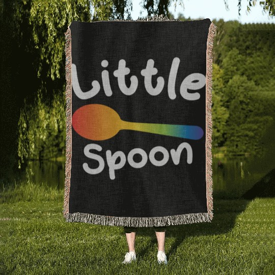 Little Spoon LGBT Pride Gay Lesbian Couple Love Woven Blankets