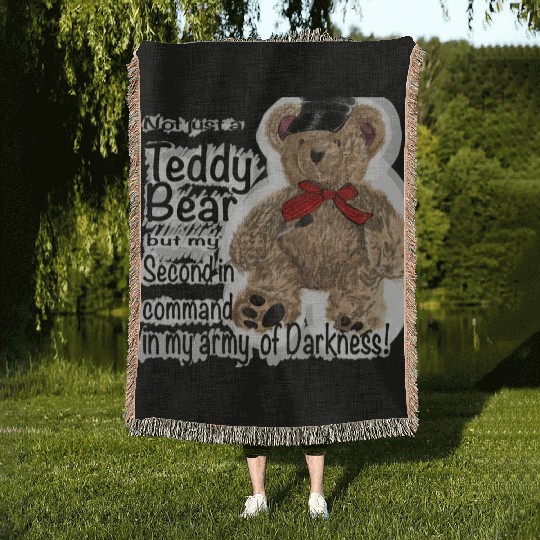 Teddy Bear Woven Blankets