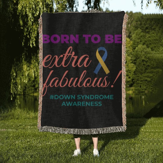 Down Syndrome Awareness Extra Fabulous Woven Blankets