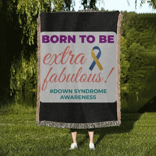 Down Syndrome Awareness Extra Fabulous Woven Blankets