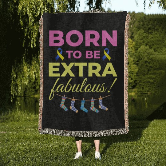 Down Syndrome Awareness Extra Fabulous Woven Blankets