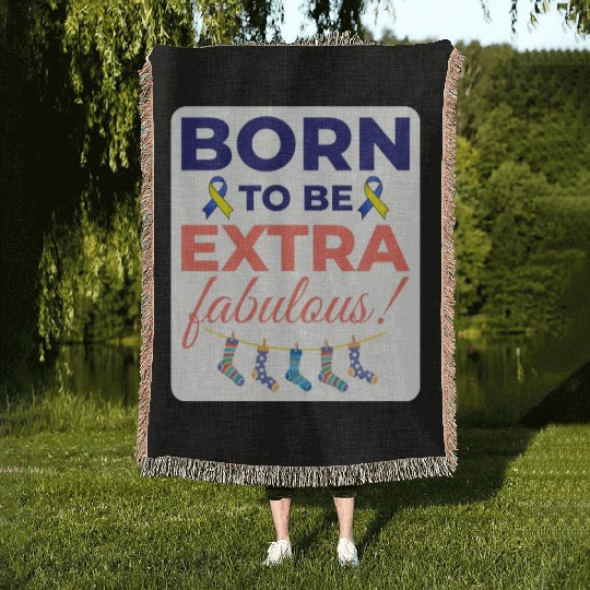 Down Syndrome Awareness Extra Fabulous Woven Blankets