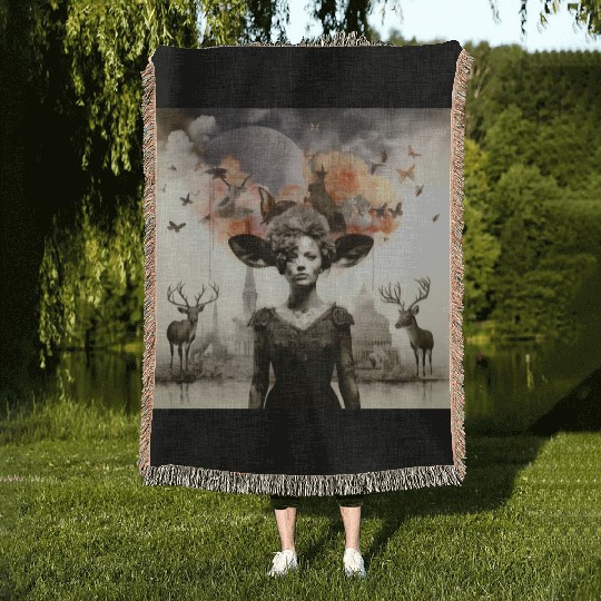 Lets go Bambi Woven Blankets