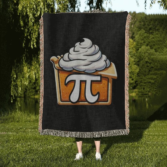 Pi Day, Happy PI day Woven Blankets