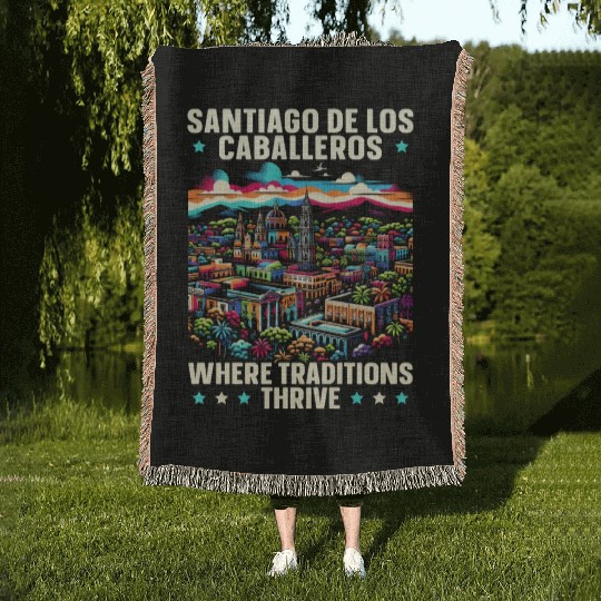 santSantiago De Los Caballeros Dominican Republic Woven Blankets
