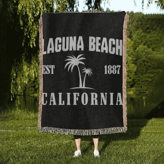 Laguna beach Woven Blankets