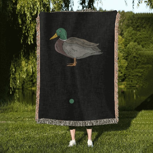 Mallard Duck Woven Blankets
