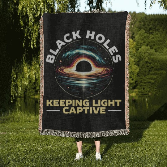Black Hole Space Universe Astronomy Astronomer Woven Blankets