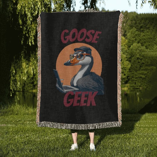 Goose Geek Woven Blankets