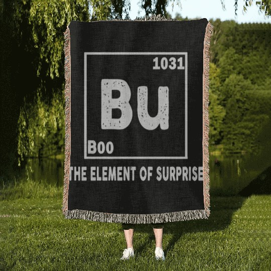 Funny Bu Element of Surprise Woven Blankets