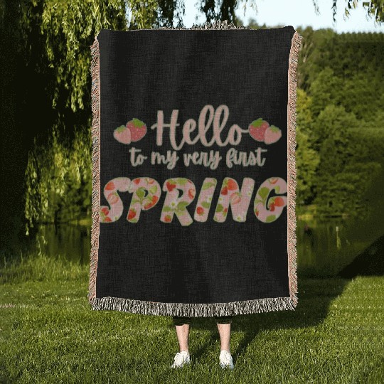 Hello to My Very First Spring Woven Blankets