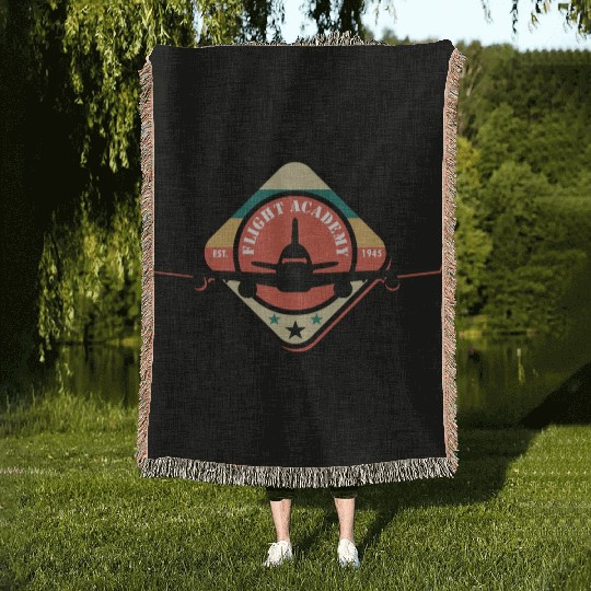 Flight Academy EST.1994 Woven Blankets
