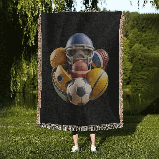 Game Day All Day College Sports Woven Blankets
