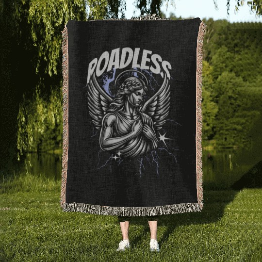 [SANG store] - Roadless Angel Y2K Woven Blankets