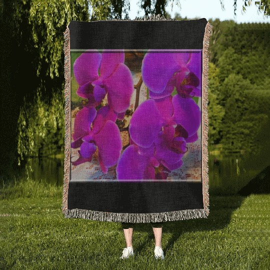 Orchid 4 Woven Blankets
