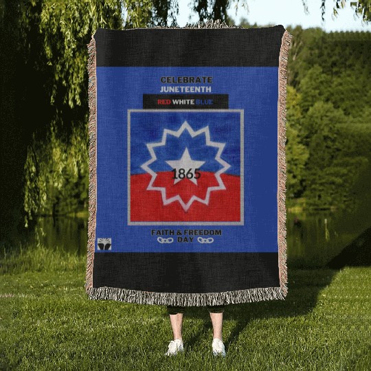 Celebrate Juneteenth: The Red White & Blue Woven Blankets